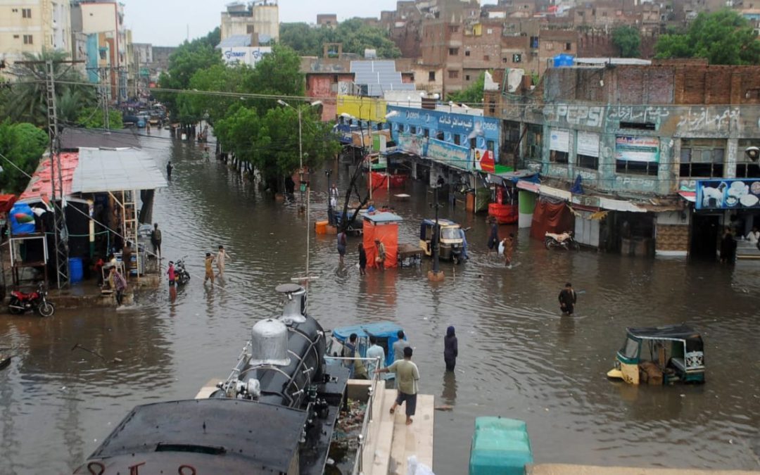 Overstroming Pakistan